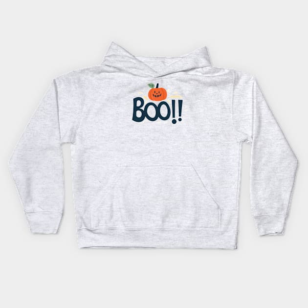 Boo! Kids Hoodie by Sanworld